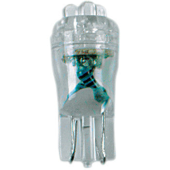 DRAG SPECIALTIES Bombillas LED mini cuña - Cantidad blanca (paquete de 4) T10-4LEDW-HC 