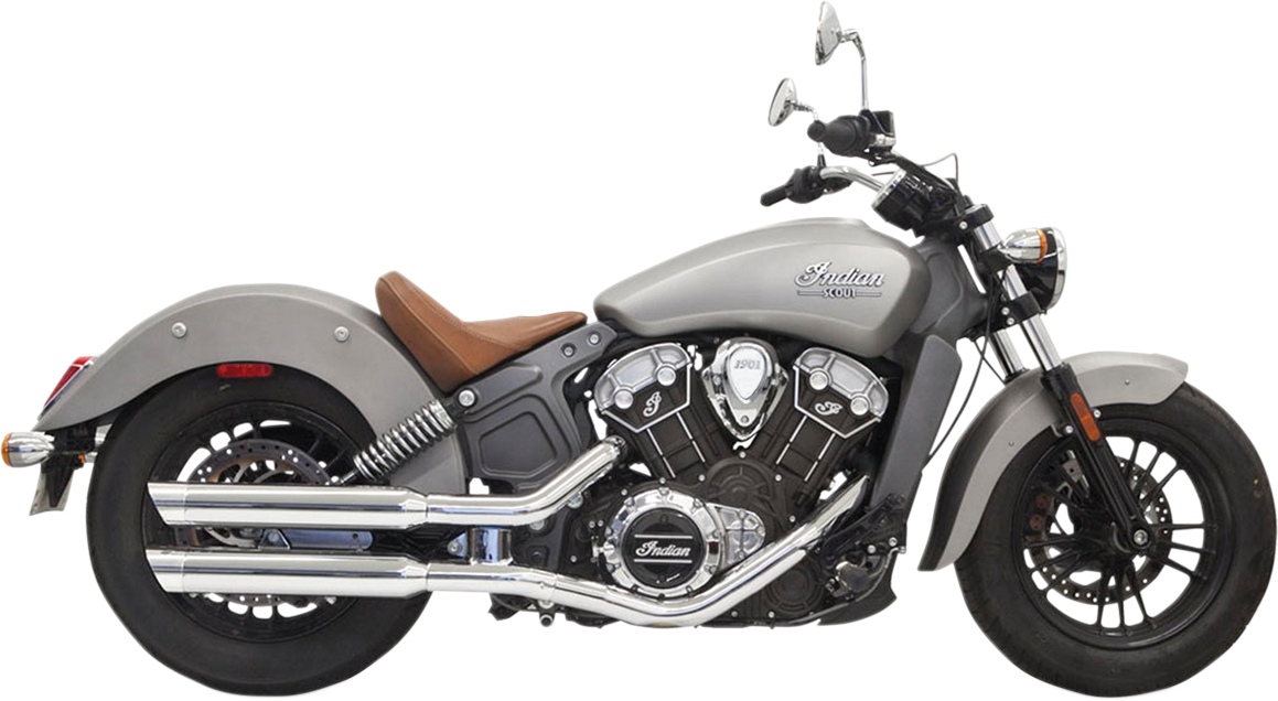 BASSANI XHAUST 3" Mufflers for Scout - Chrome 8S27SC