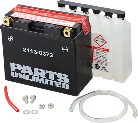 Parts Unlimited Agm Battery - Yt12b-Bs Ct12b-Bs