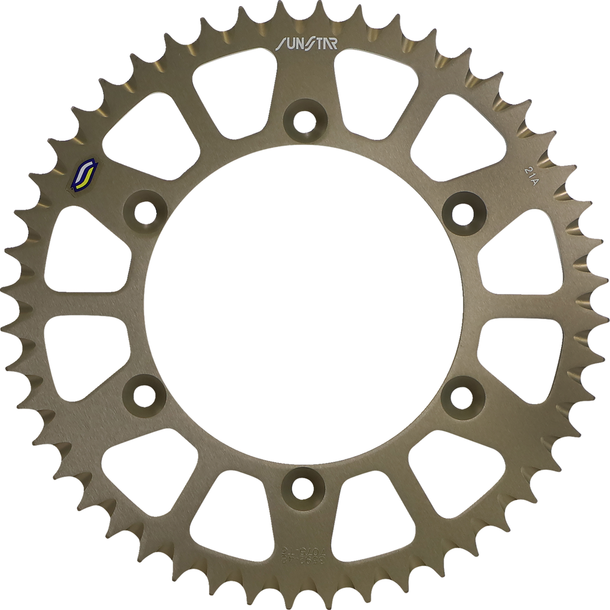 SUNSTAR SPROCKETS Rear Sprocket - 48 Tooth - Gold 5-359248