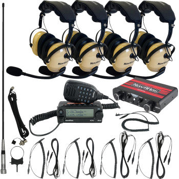 NAVATLAS Intercom/Radio and Headset Kit - 4-Seat - Beige NI2ROHBE4