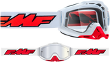 FMF PowerBomb Goggles - Rocket - White - Clear F-50036-00004 2601-2971