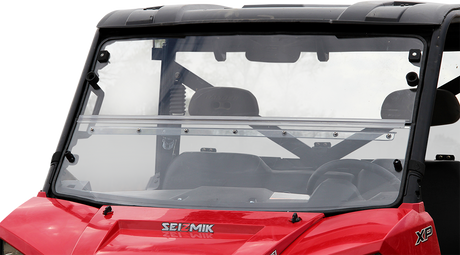 SEIZMIK Folding Windshield - Hard Coated Polycarbonate 25001