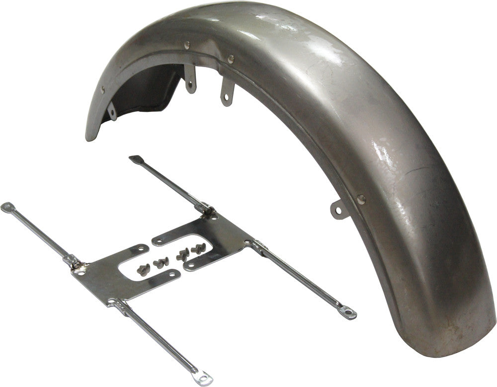 HARDDRIVE Front Fender Ng W/Brackets Early Style W/Chrome Brackets 10-730