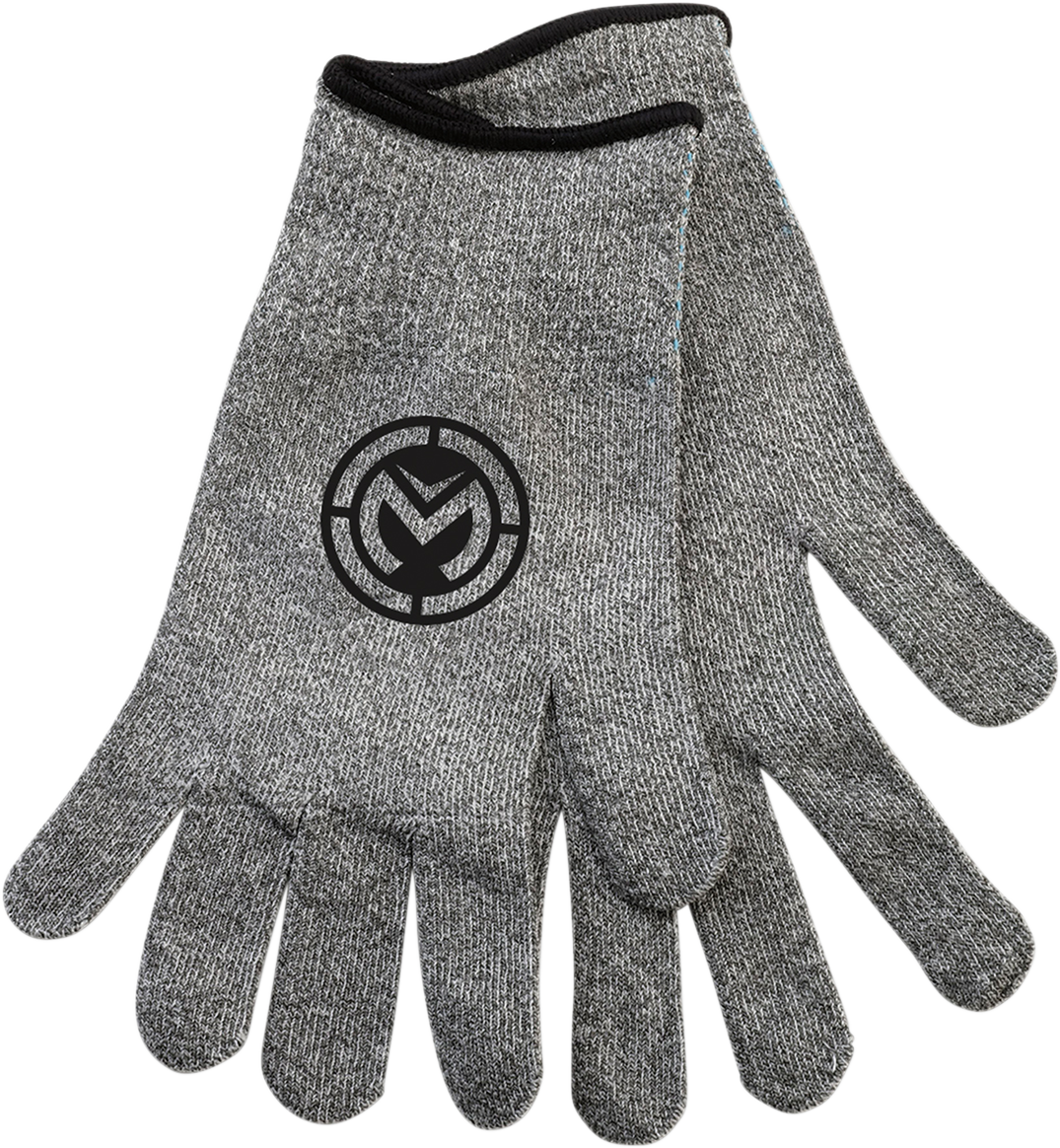 MOOSE RACING Glove Liners - Heather Gray - 2XL GL2012X3GRY