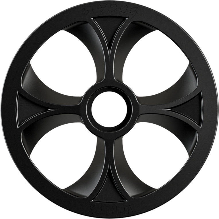 SLYDOG Vortex Bogie Wheel 10" Black Alpha Wheel A/C BOG100UNVSOLBLK