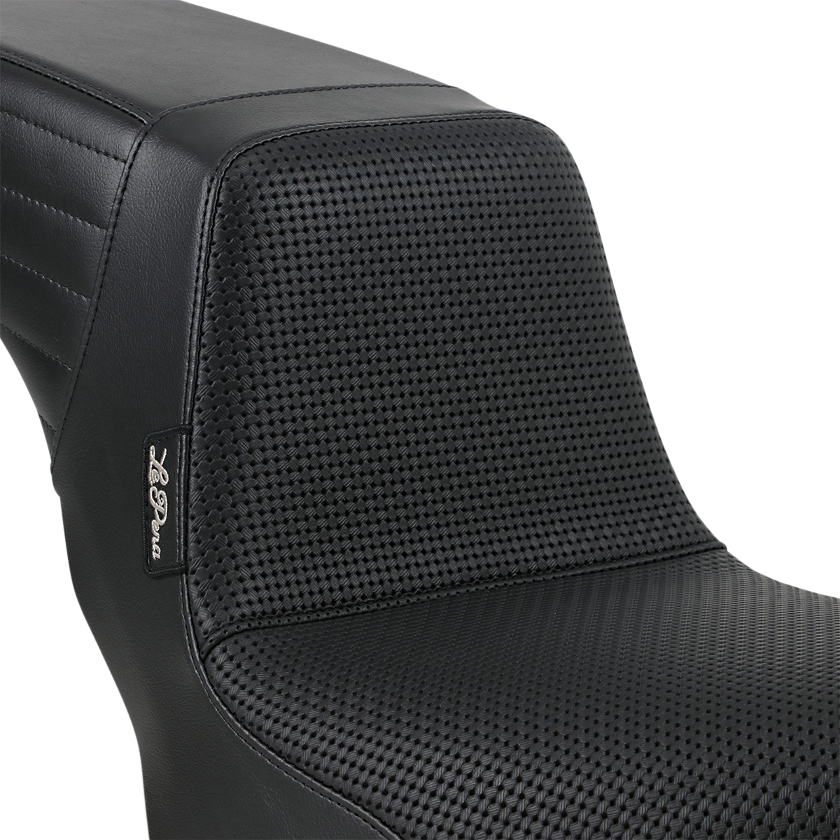 LE PERA Kickflip Seat - Basketweave - Black - Softail '18-'21 LYX-590BW