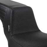 LE PERA Kickflip Seat - Basketweave - Black - Softail '18-'21 LYR-590BW