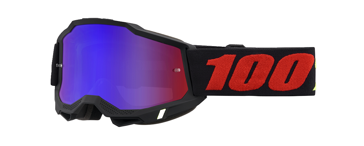 100% Accuri 2 Goggles - Morphuis - Red/Blue Mirror 50014-00022