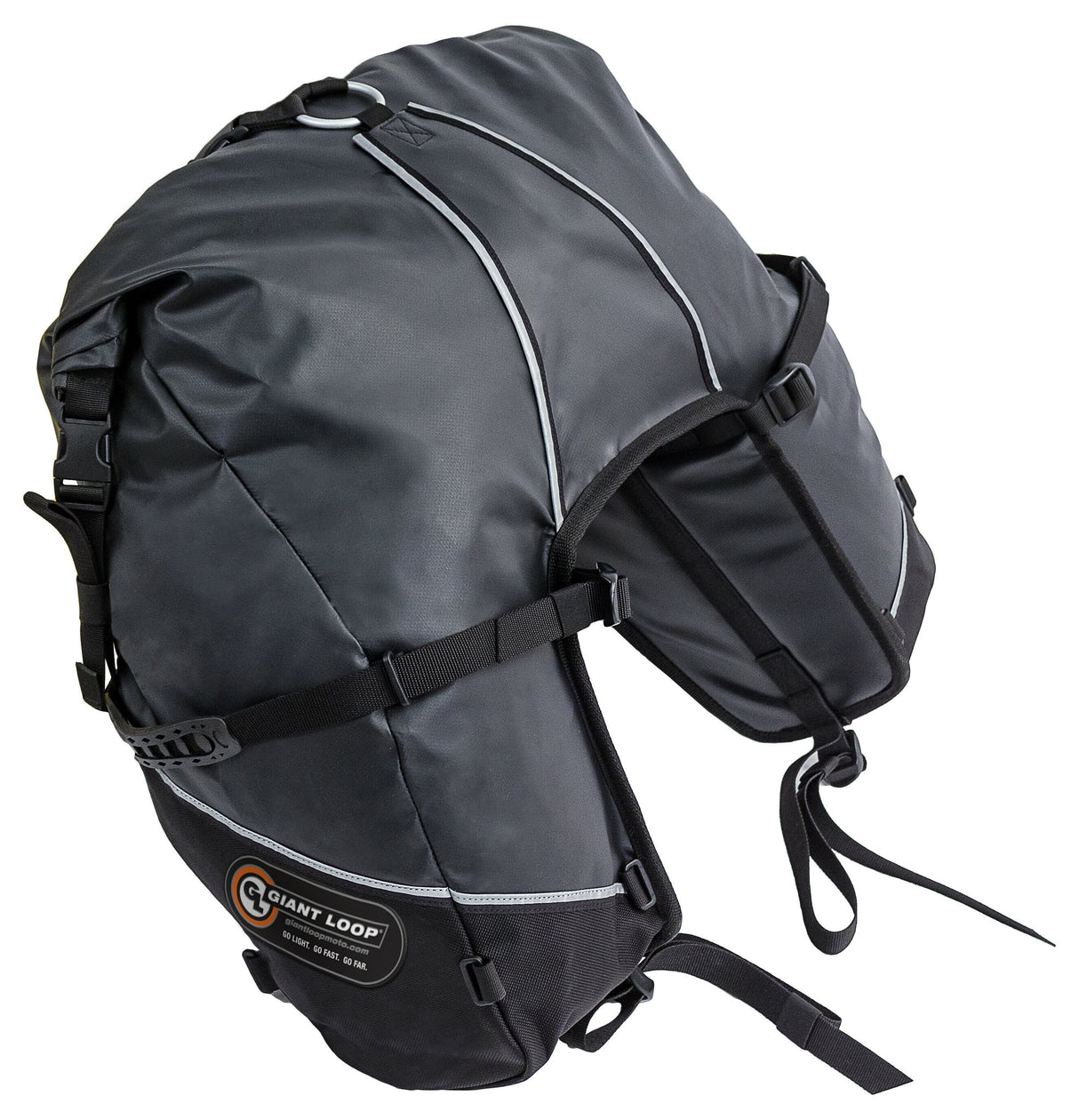 GIANT LOOP Great Basin Saddlebag Rt Black GBSB23-B