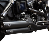 S&S CYCLE Grand National Mufflers - Ceramic Black 550-0725