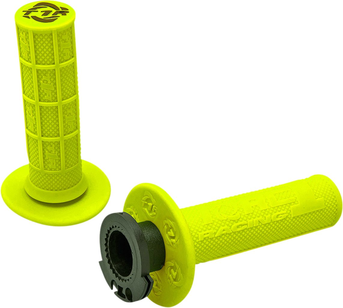 TORC1 Grips - Defy - Lock-On - 4-Stroke - Fluorescent Yellow 3750-0602