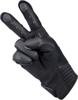 BILTWELL Bridgeport Gloves - Black Out - Medium 1509-0101-303