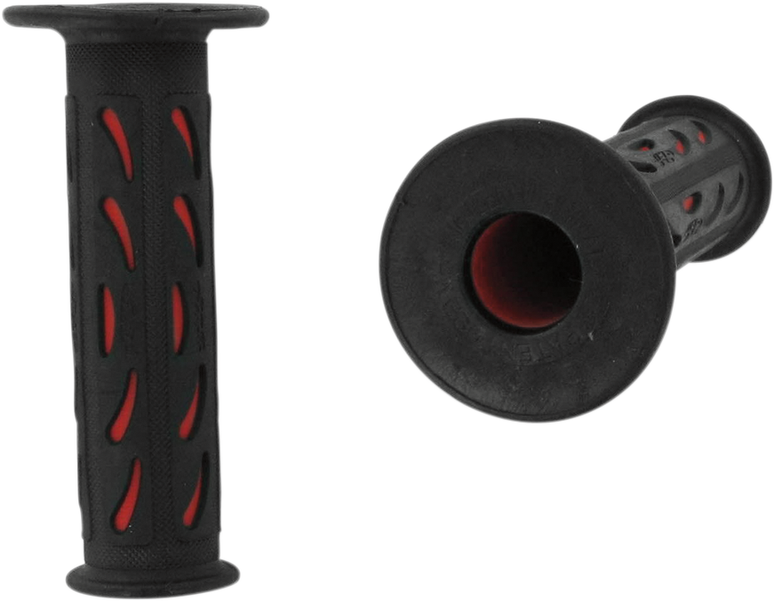 PRO GRIP Grips - 724 - Open Ends - Black/Red PA0724OERO02