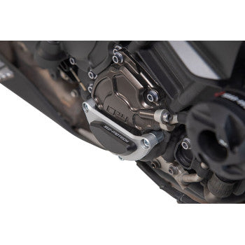 SW-MOTECH Engine Case Protector - Black/Silver - Yamaha - MT-10 2018-2024  MSS.06.564.10000