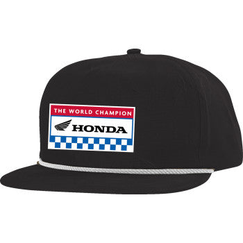 HONDA APPAREL Honda World Champ Hat - Black LEM25-H49