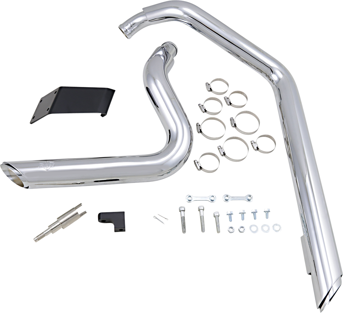 VANCE & HINES Shortshots Staggered Exhaust System - Chrome 17223