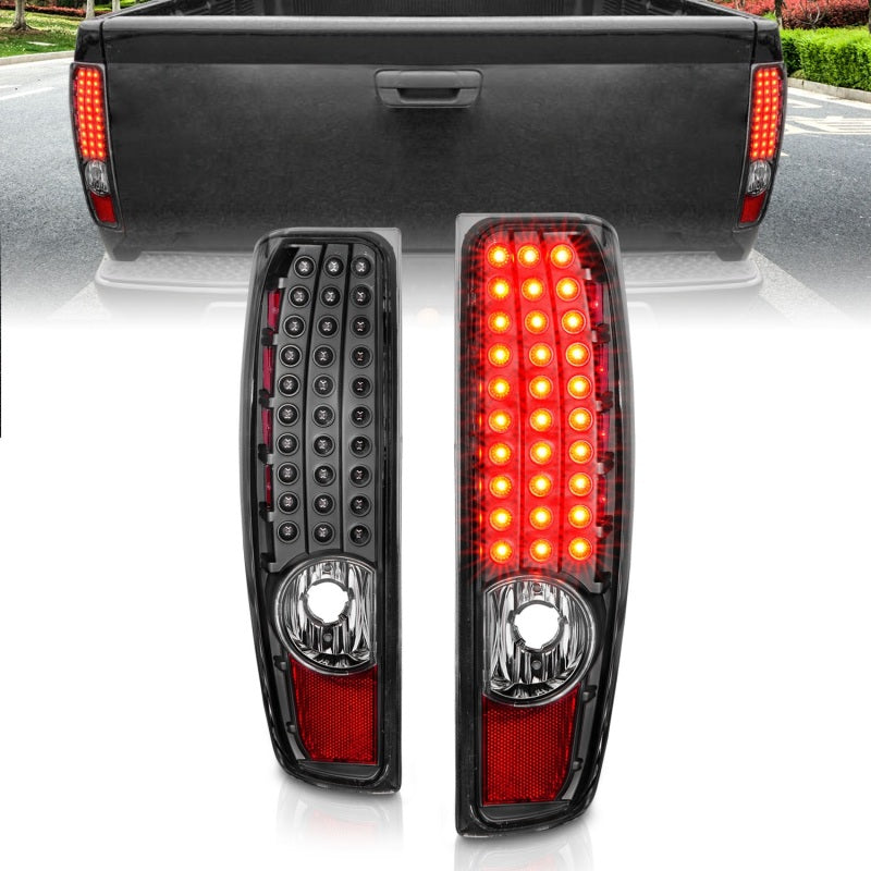 Anzo 04-10 Chevy Colorado LED Tailights G2 - Black 311385