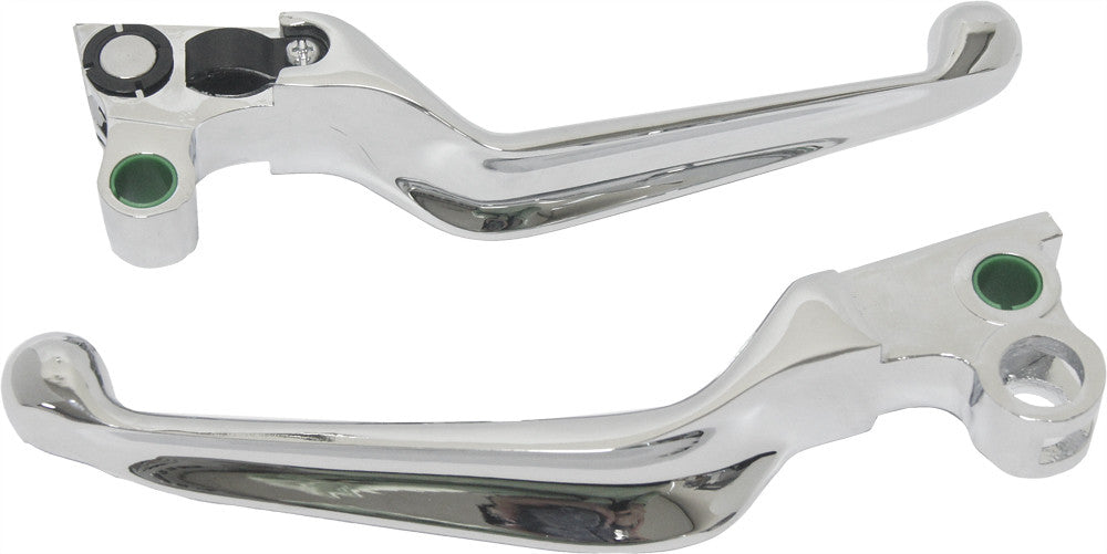 HARDDRIVE Wide Blade Lever Set Chrome 82-95 20-228