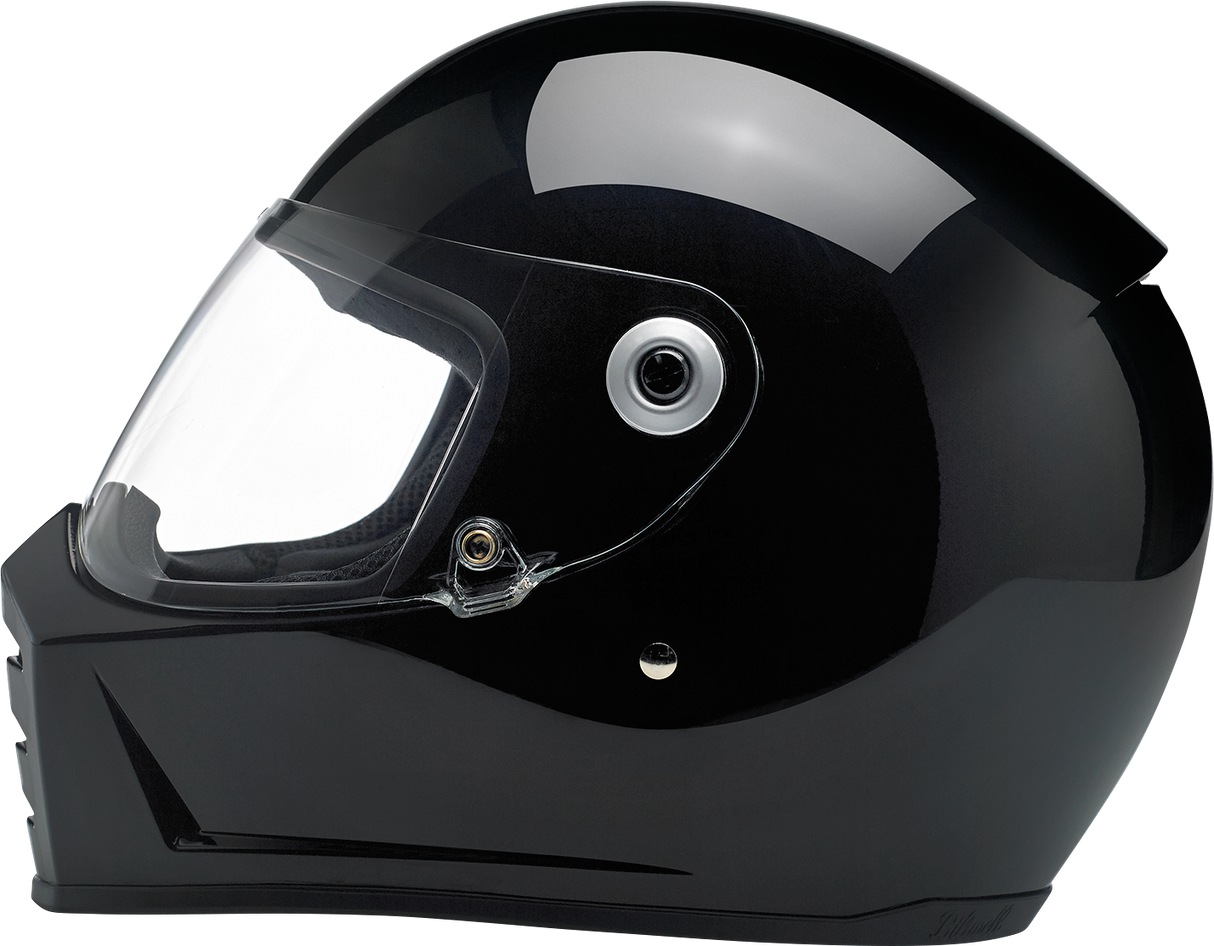 BILTWELL Lane Splitter Helmet - Gloss Black - XS 1004-101-101