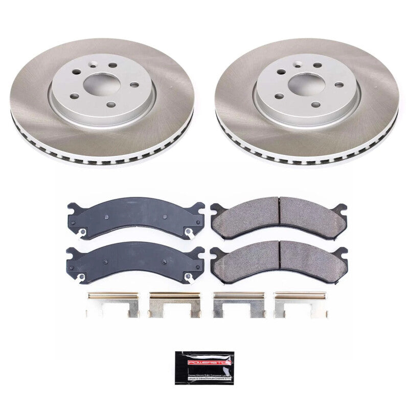 Power Stop 18-22 Chevrolet Trax Front Semi-Coated Rotor Kit