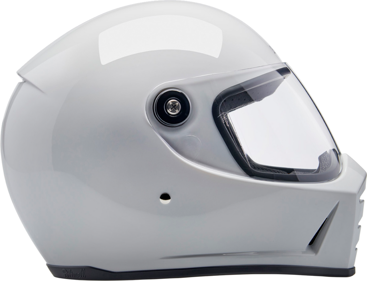 BILTWELL Lane Splitter Helmet - Gloss White - Medium 1004-104-503