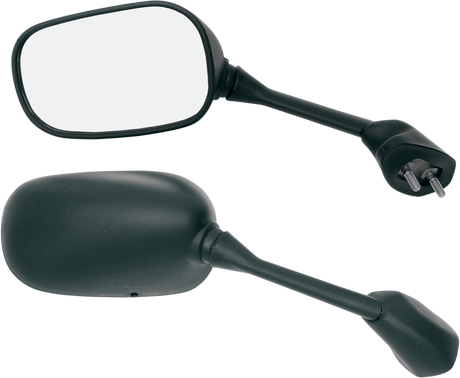 Parts Unlimited Mirror - Black - Left R1-1000-Lh