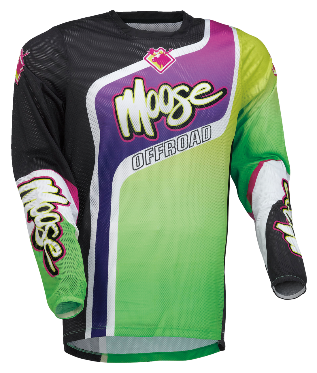 MOOSE RACING Sahara™ Jersey - Purple/Green - Small 2910-7228