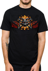 LETHAL THREAT Hell Was Full T-Shirt - Black - Medium LT20901M