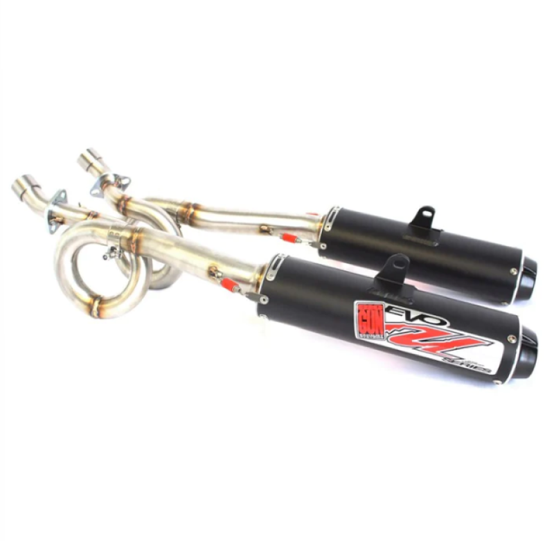 Big Gun 08-14 Yamaha RHINO 700 EFI EVO U Series Dual Full Syst Exhaust 12-2232