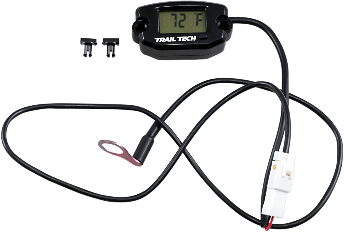 TRAIL TECH Universal Temperature Meter - Surface Mount - Black - 10 mm 742-ET1