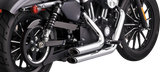 VANCE & HINES Shortshots Staggered Exhaust System - Chrome 17329