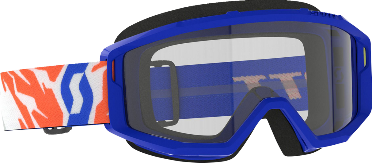 SCOTT Youth Primal Goggles - Blue - Clear 4030260003043