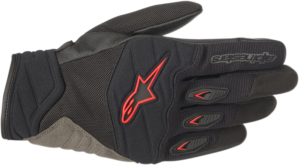 ALPINESTARS Shore Gloves - Black/Red - Large 3566318-13-L