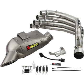 AKRAPOVIC Race Full Exhaust - Titanium  CBR650R  2019-2025  / CB650F 2014-2018   S-H6R11-AFT 1810-2290