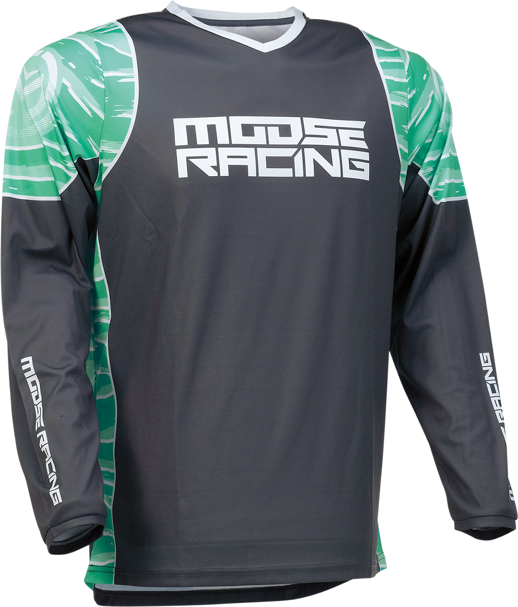 MOOSE RACING Qualifier Jersey - Teal/Gray - XL 2910-6961