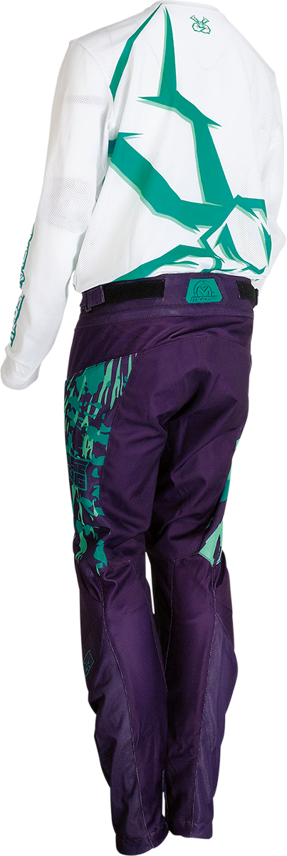 MOOSE RACING Youth Agroid Pants - Purple/Teal - 18 2903-2171