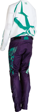 MOOSE RACING Youth Agroid Pants - Purple/Teal - 18 2903-2171