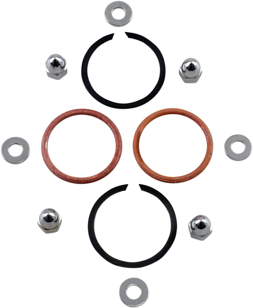 JAMES GASKET Exhaust Port Copper Gasket Kit - Big Twin/XL 65324-83-KCR1