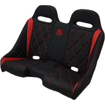 BS SAND Extreme Bench Seat - Black/Red Maverick X3  EXBERDBDX