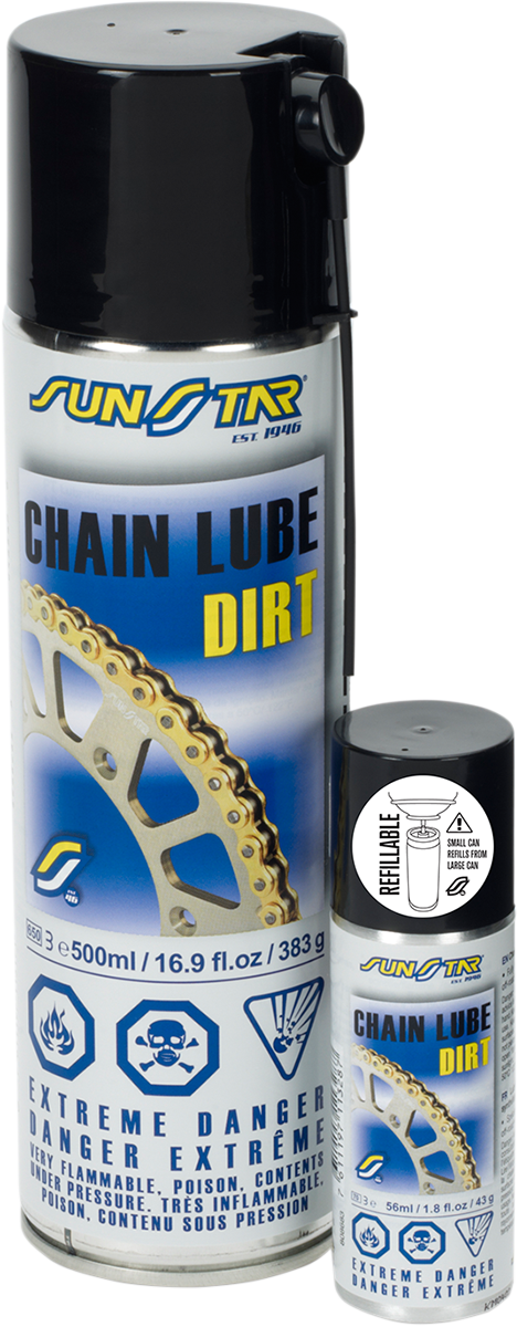 SUNSTAR SPROCKETS Off-Road Chain Lube - 56ml fl oz. - Aerosol SSLUBE-56MX