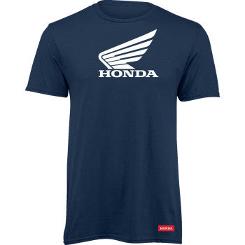 HONDA APPAREL Honda Wing T-Shirt - Navy/White - 2XL LEM25S-M54-2XL