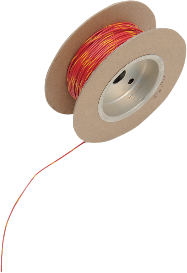 NAMZ 100' Wire Spool - 18 Gauge - Red/Yellow NWR-24-100