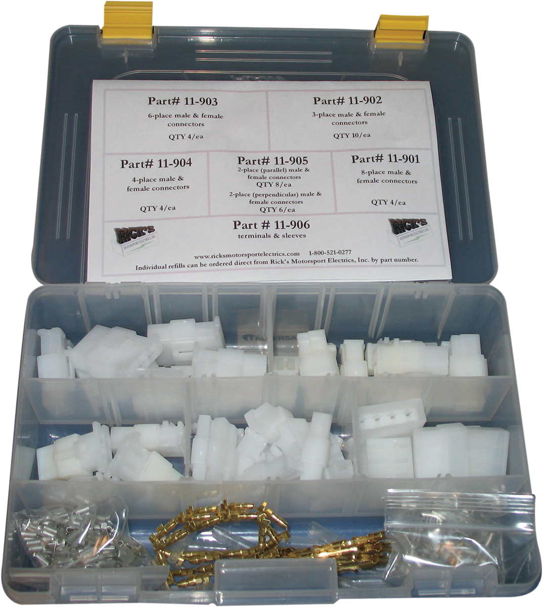 RICK'S MOTORSPORT ELECTRIC Wire Connectors/Terminals Kit 11-501