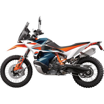 STOMPGRIP Traction Pad Tank Grips - Volcano - Black - 890 Adventure/R 55-10-0206B