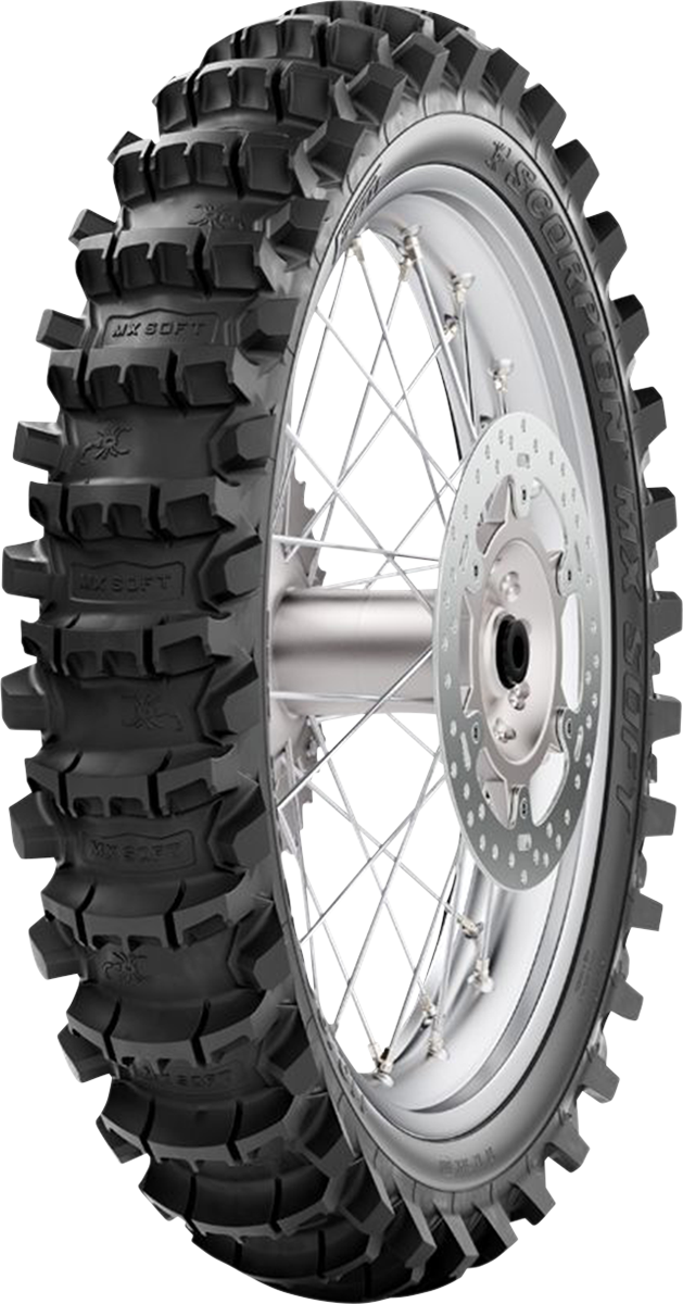 PIRELLI Tire - Scorpion MX Soft - Rear - 80/100-12 - 50M 3659100