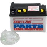 Parts Unlimited Conventional Battery 6cb112d