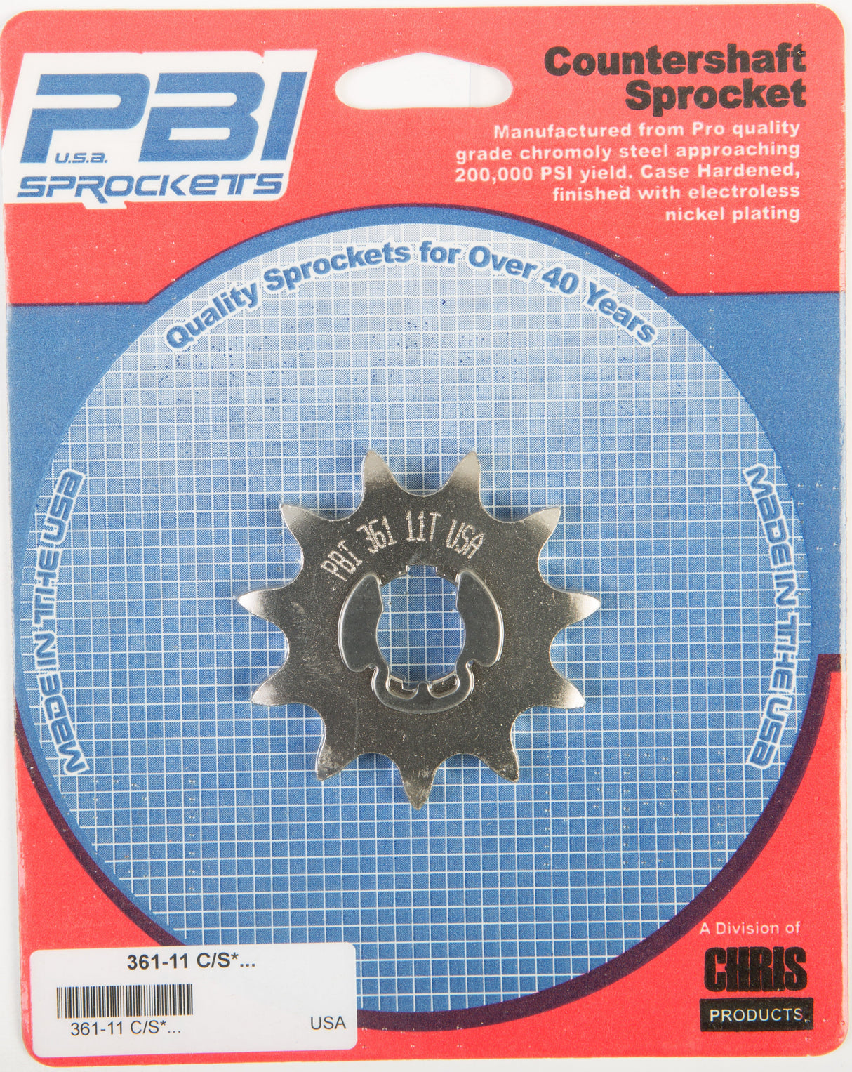 PBIFront Cs Sprocket Steel 11t-520 Hon361-11