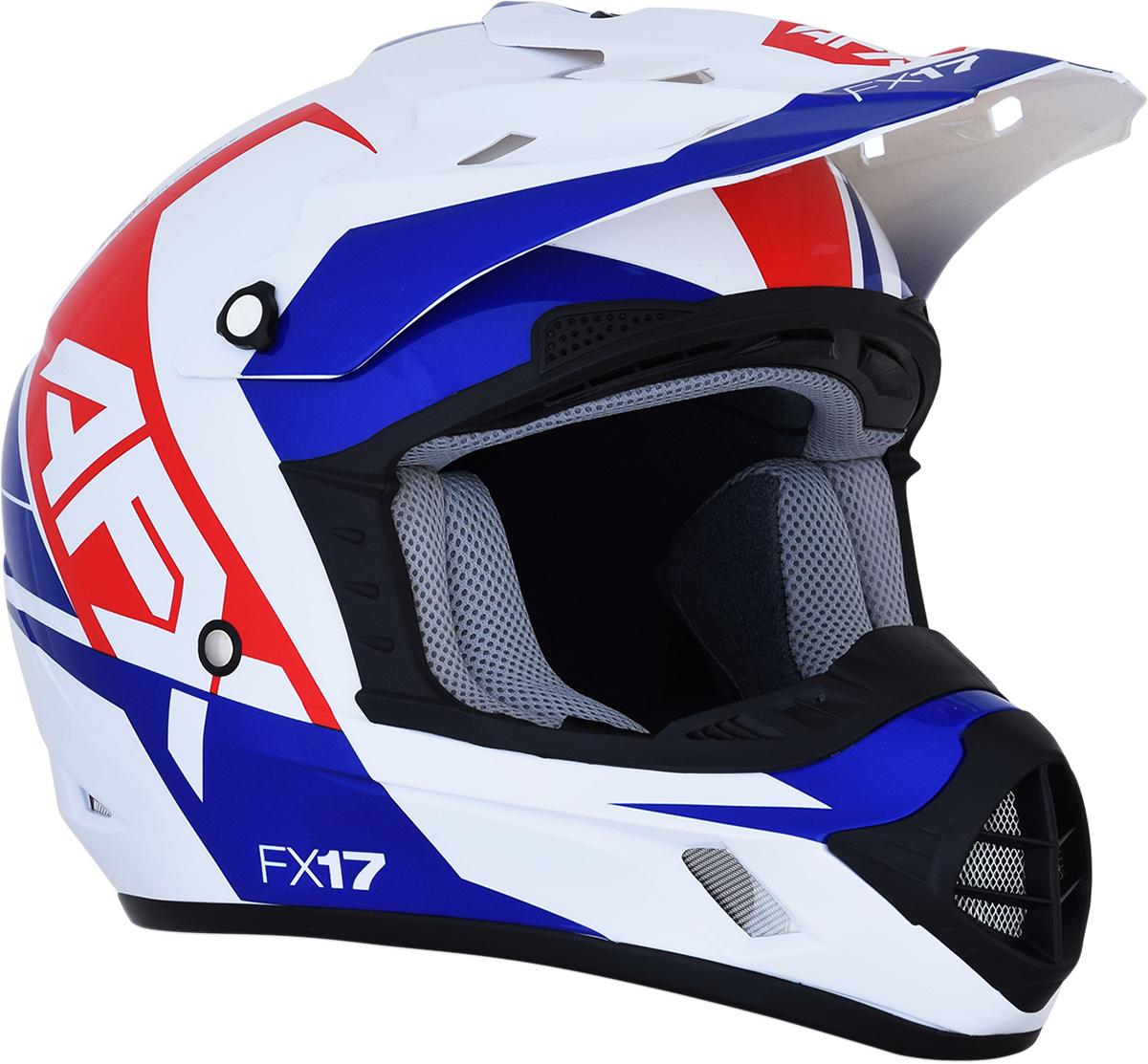 AFX FX-17 Helmet - Aced - Red/White/Blue - Small 0110-6479