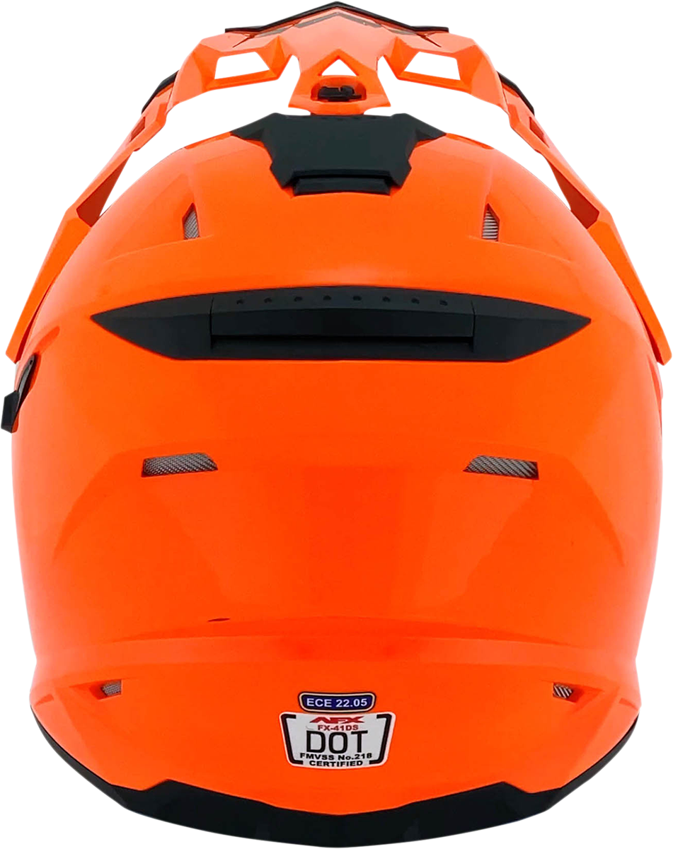 AFX FX-41DS Helmet - Safety Orange - Small 0110-3767